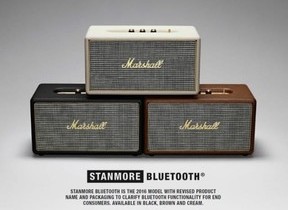 ギターアンプの「Marshall」からヴィンテージデザインのBluetoothスピーカー2モデル