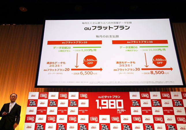 「auフラットプラン」
