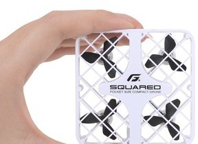 メッシュガードで安全　扇風機みたいな室内用ドローン「SQUARED」