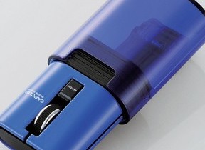 キャップに収納して超コンパクト　持ち運びラクラクBluetoothマウス「CAPCLIP」