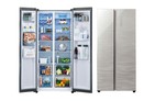 左に冷凍室、右に冷蔵室　庫内を上から下まで見渡せる「パノラマ・オープン」の冷蔵庫