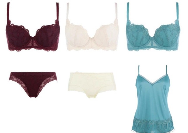 リボンの刺繍が女性らしさを演出！
