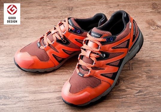 グッドデザイン賞を受賞した次世代ウォーカー向けウォーキングシューズ