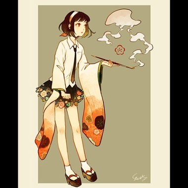 元となった紅木春さんのイラスト