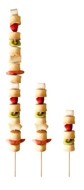 長さ80センチの「超特大串パンケーキ」