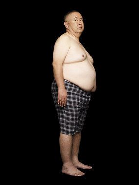 減量前の松村邦洋さん（体重110.6キロ）