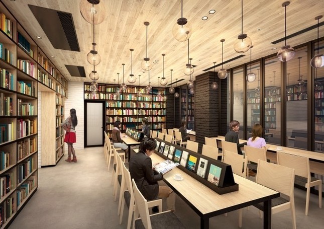 カフェは宿泊客以外も利用可能