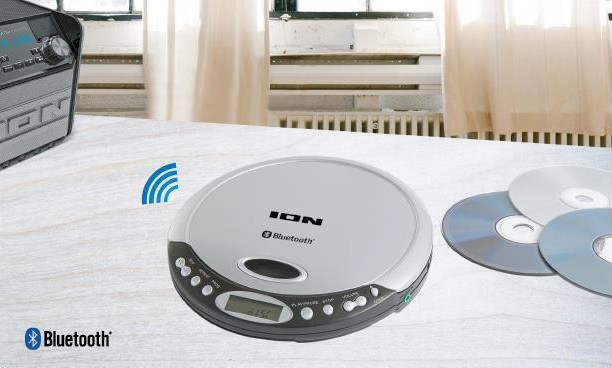 CDをBluetoothワイヤレス機器につないで楽しめる
