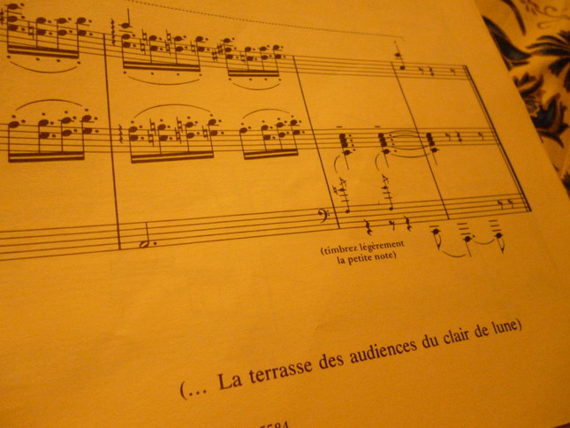前奏曲集の題名は、各曲の最後にひっそりと書かれている