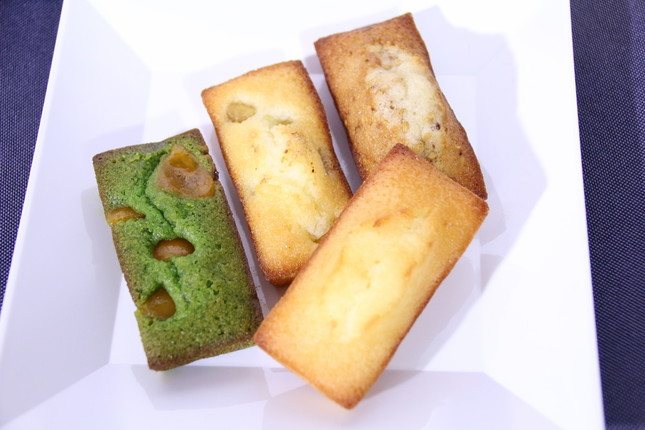 （左から）「金柑＆抹茶」「安納芋&胡椒」「プレーン」「金ごま」