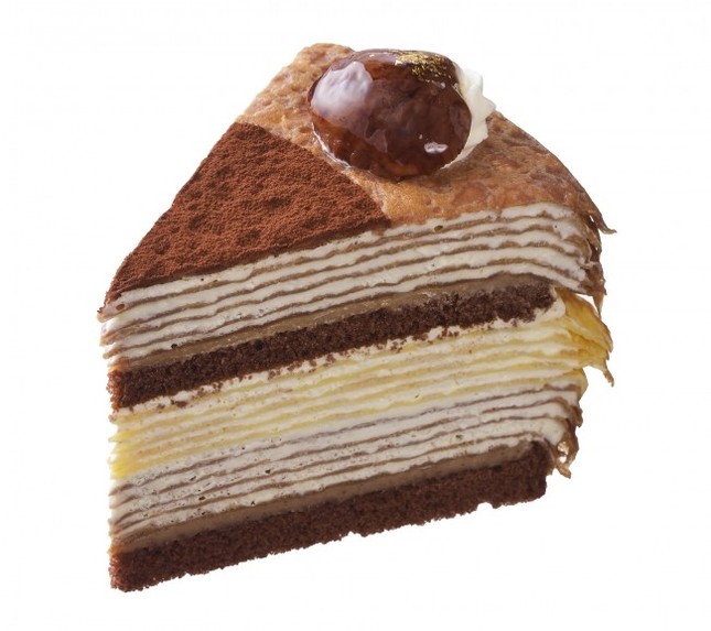 ジャンボミルクレープ（マロン＆プレーン）