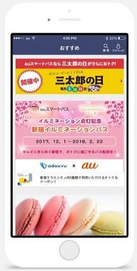 新宿イルミネーションパス　※イメージ
