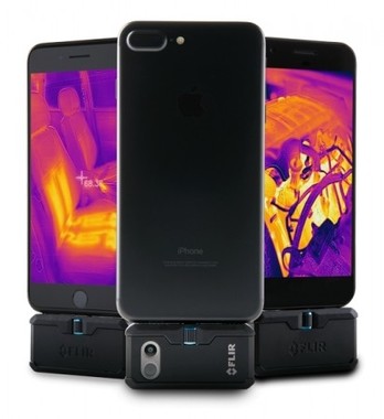 Iphone接続用サーモグラフィカメラ Flir One Pro 400度の範囲で温度を非接触測定 J Cast トレンド