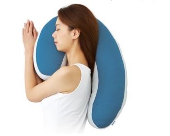 横向き寝姿勢をキープ。いびき改善に特化した枕
