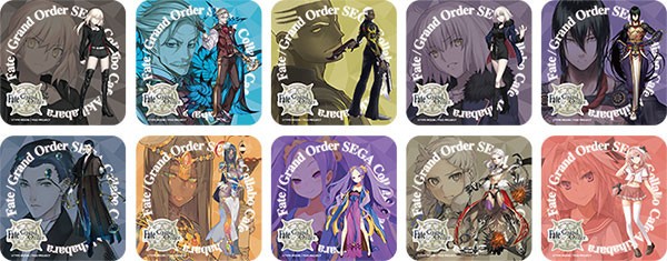 ドリンク用特製コースター（全10種）（C）TYPE-MOON/FGO PROJECT （C）SEGA