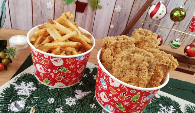 「フライドチキン」「メガモリポテト」は持ち帰りも可