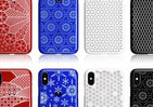 伝統技法「江戸切子」コラボのiPhone Xケース　巧みなカット繊細な文様が美しい