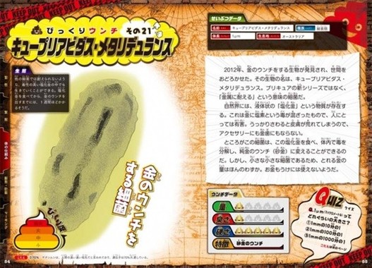 動物のウンチに特化した「やばいウンチのせいぶつ図鑑」