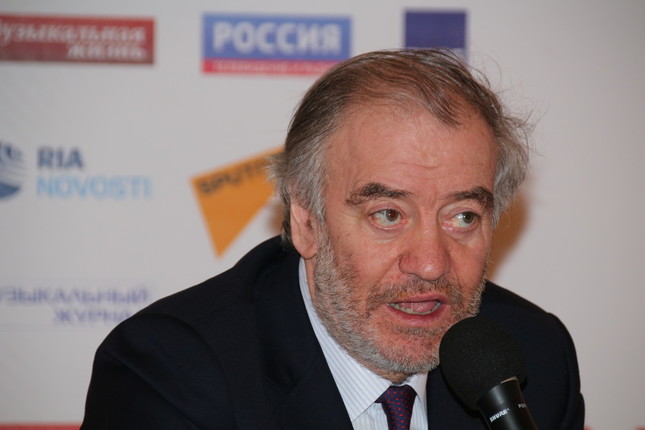 ワレリー・ゲルギエフ氏／「ロシアの季節」閉幕式より
