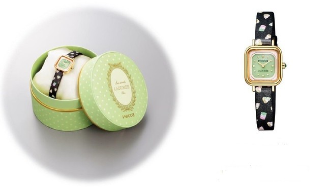 かわいらしさと機能性を併せ持つ、ラデュレの世界観を表現したウオッチ