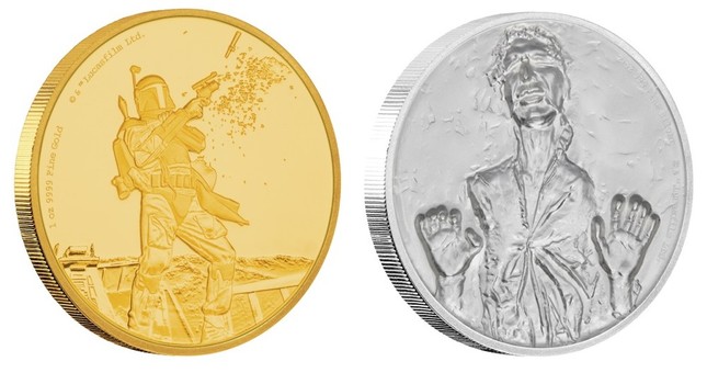 劇中の印象的なシーンをデザインしたコイン全4種
