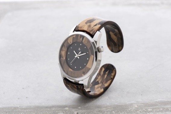 バングルウォッチゴールド