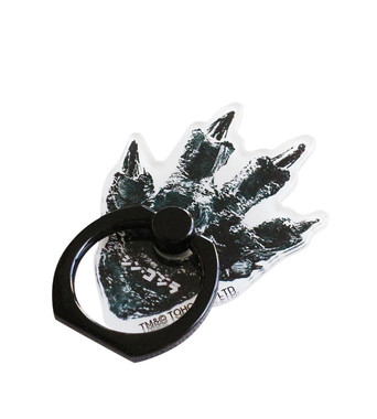 ゴジラの足のようにしっかり！？スマホを支える
