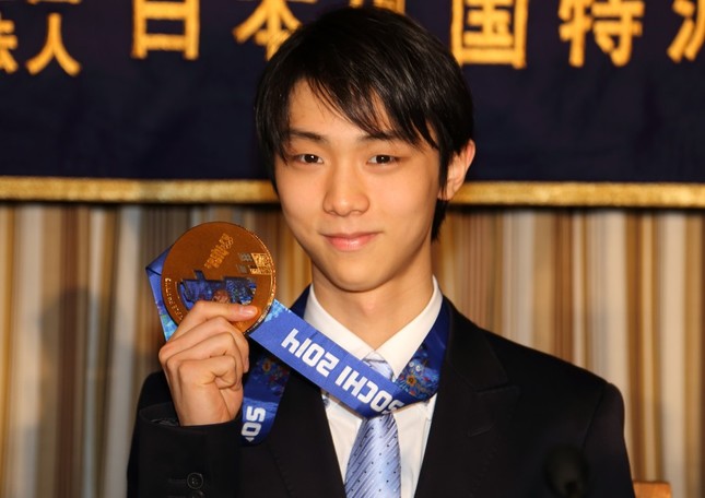 羽生結弦選手（写真は2014年4月撮影）