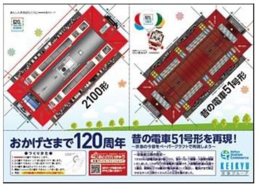 行楽にもぴったりな京急線モチーフパッケージのおむすび弁当
