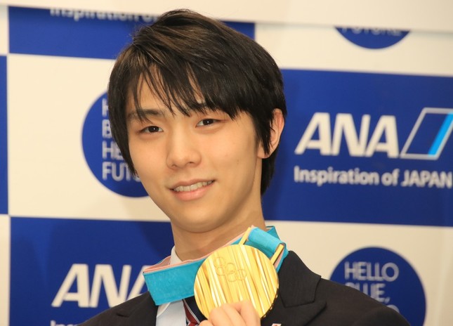 羽生結弦選手（写真は2018年2月27日J-CAST撮影）