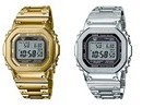 G-SHOCK35周年新モデルは初号機DNA受け継ぐ　ゴールド＆シルバーのフルメタル仕様