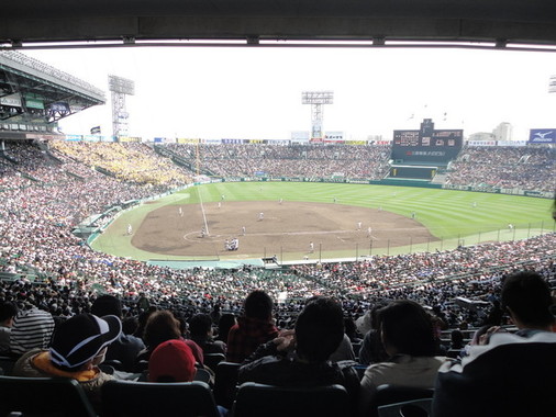 舞台となる甲子園球場（WikimediaCommonsより）