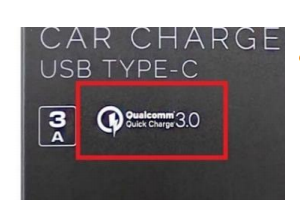 端末を高速充電できる「Quick Charge」に対応した充電器
