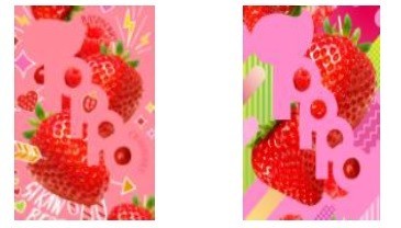 裏面には隠し味に使用している2種のベリーが隠れてるよ