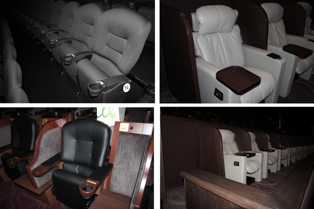 通常の座席の他に、座り心地の良い席も用意