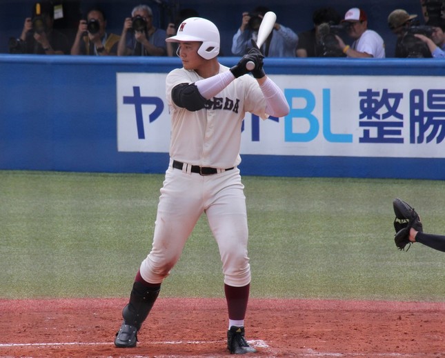 高校時代の清宮幸太郎選手（写真は2017年7月撮影）