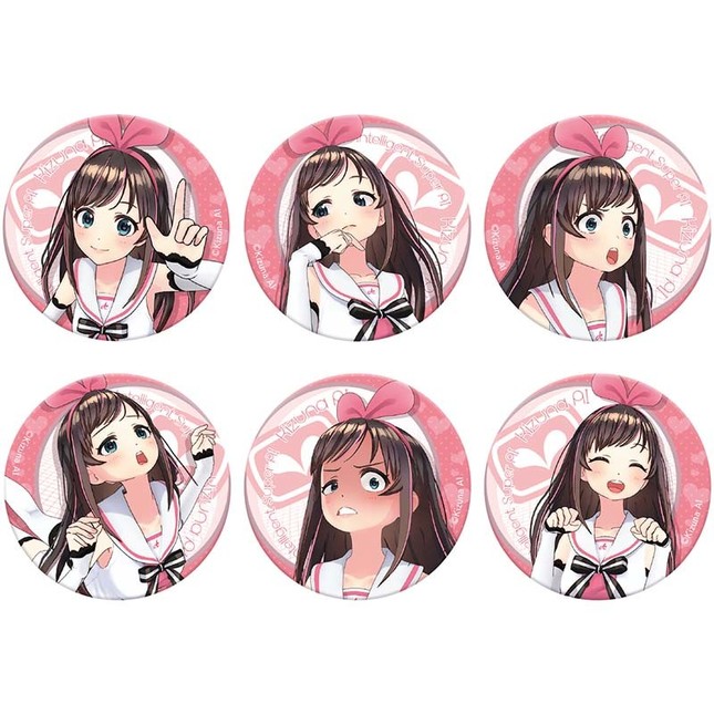 キャラバッジコレクション(全6種) (C)Kizuna AI