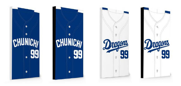 ホーム・ビジターユニホームから選べる　「ドアラ」たちマスコットのモデルも