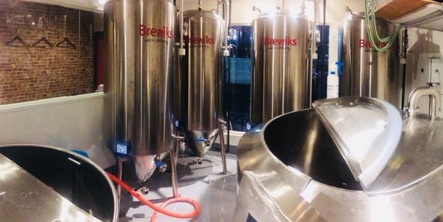 醸造所内の写真