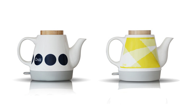 陶器製の電気ケトルで温かみと彩りのある暮らし