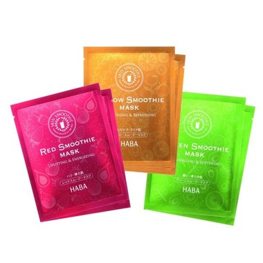 野菜や果物の美肌成分を配合したシートマスク
