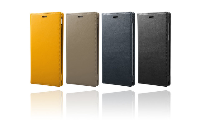 サムスンの最新スマホを本革で優しくホールド