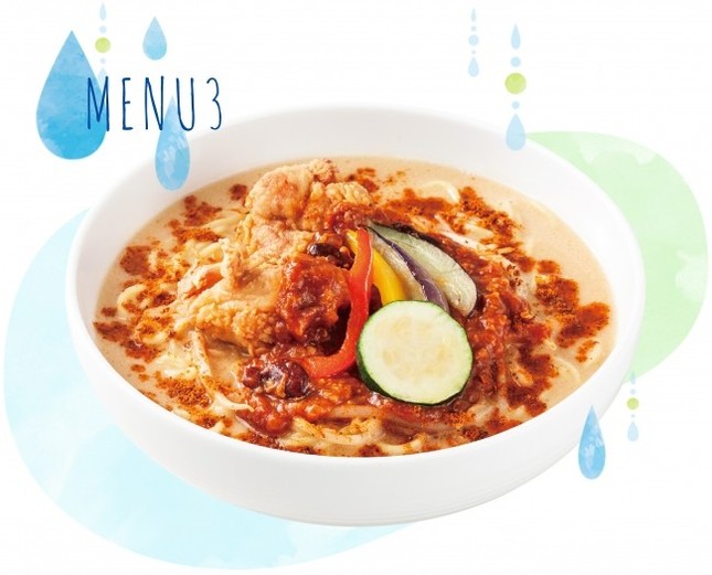 メキシカン唐揚げ担々麺