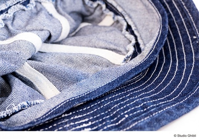 大人のハズシアイテムに！となりのトトロモチーフの本格デニムアーミーハット
