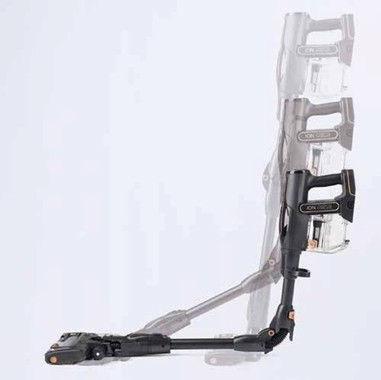 ボタン一つでパイプが曲がる独自の設計