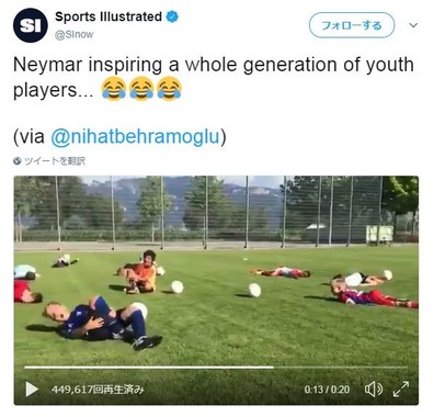 米のスポーツメディア「Sports Illustrated」の公式ツイッターより
