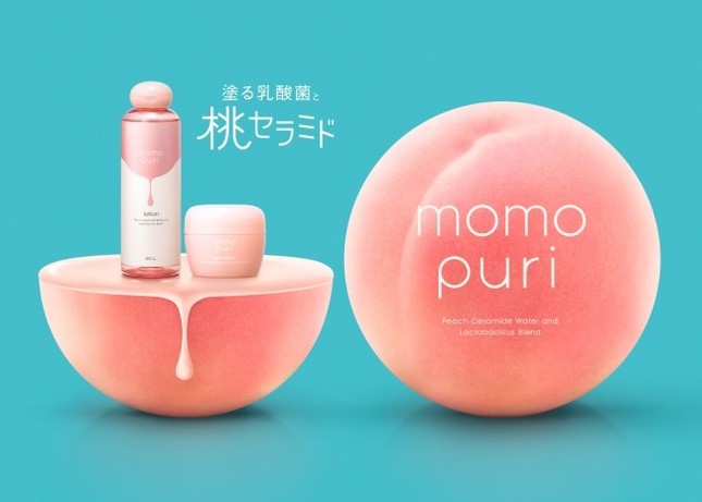 桃をお手本に生まれた新発想スキンケア