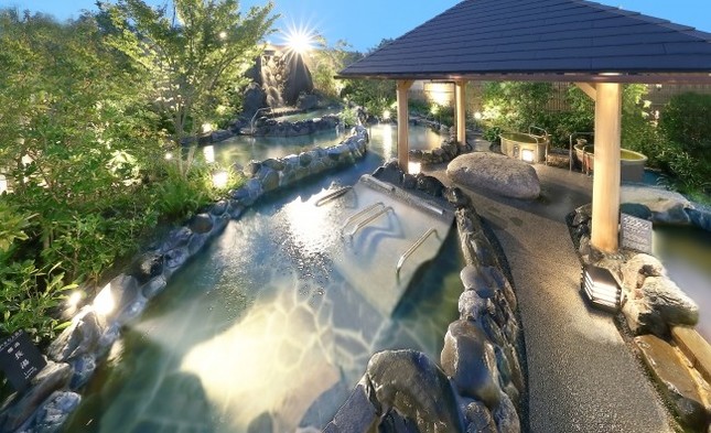 天然温泉でのひとときをプレゼント