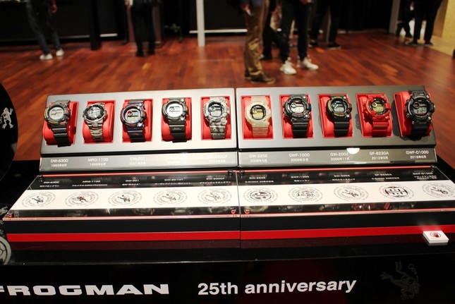 歴代フロッグマンのモデル