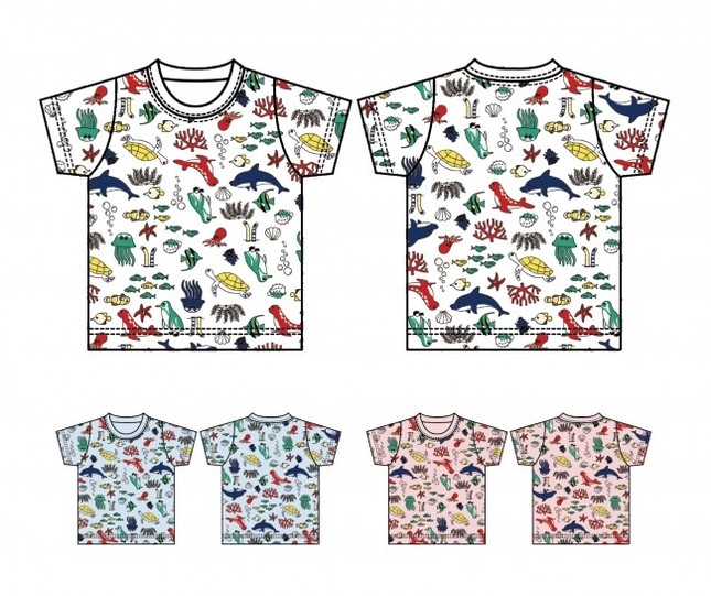 水族館の人気者をTシャツに！